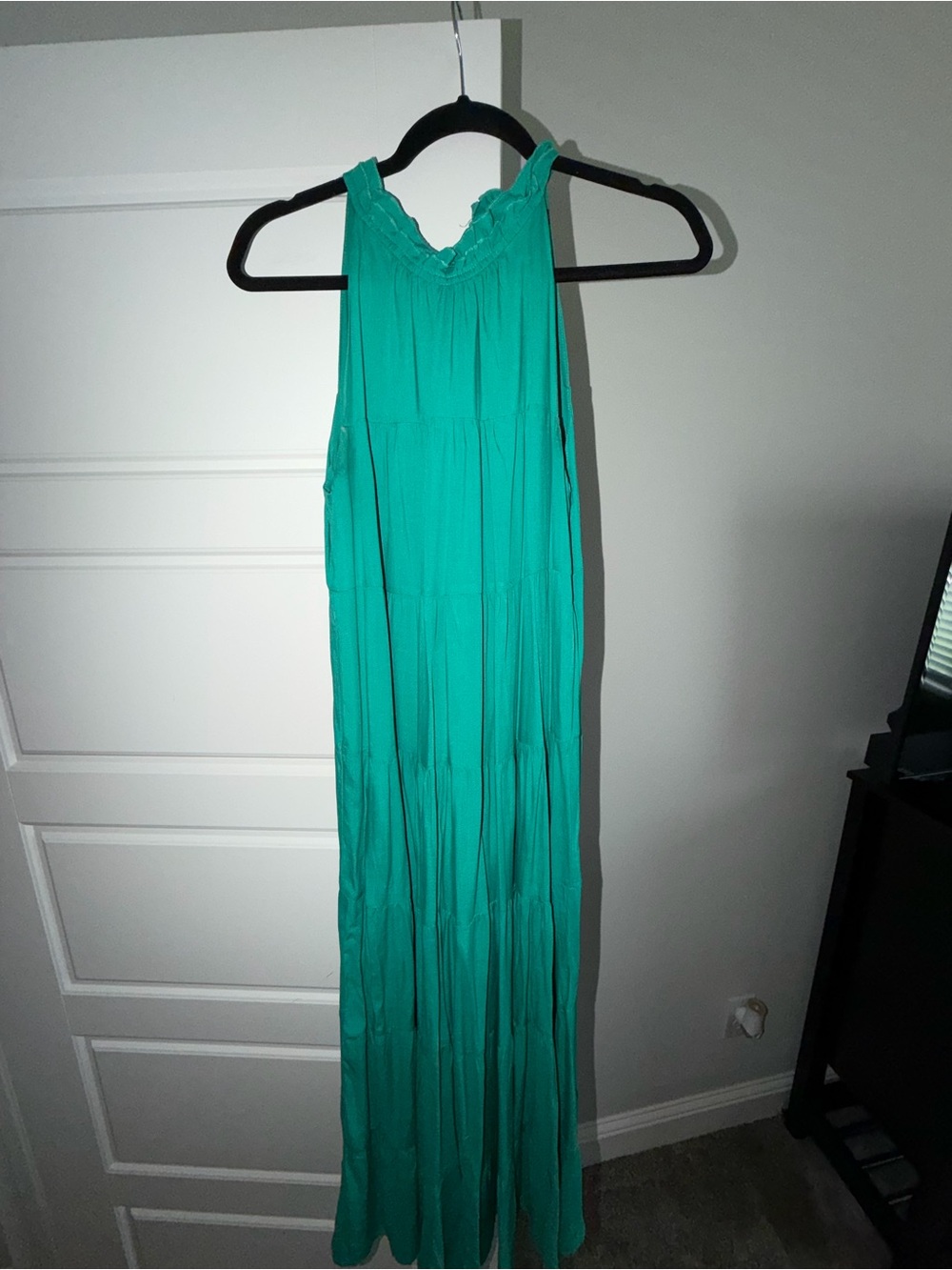 Sleeveless Teal Maxi Dress - Casual Women's Summer Dress